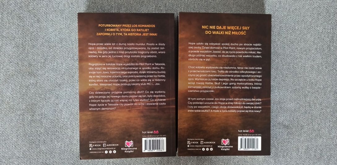 Monika Skabara - Seria Hope Testament, Przysiega, 2 Tomy NOWE!