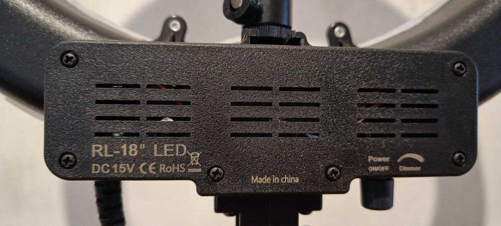 Лампа для фотосесій кільцева LED RL-18ʼʼ  45см + сумка