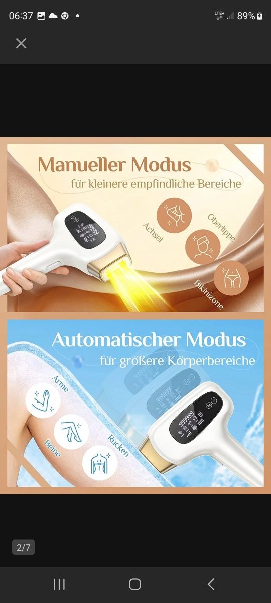 Depilator laserowy IPL bezbolesny icecooling