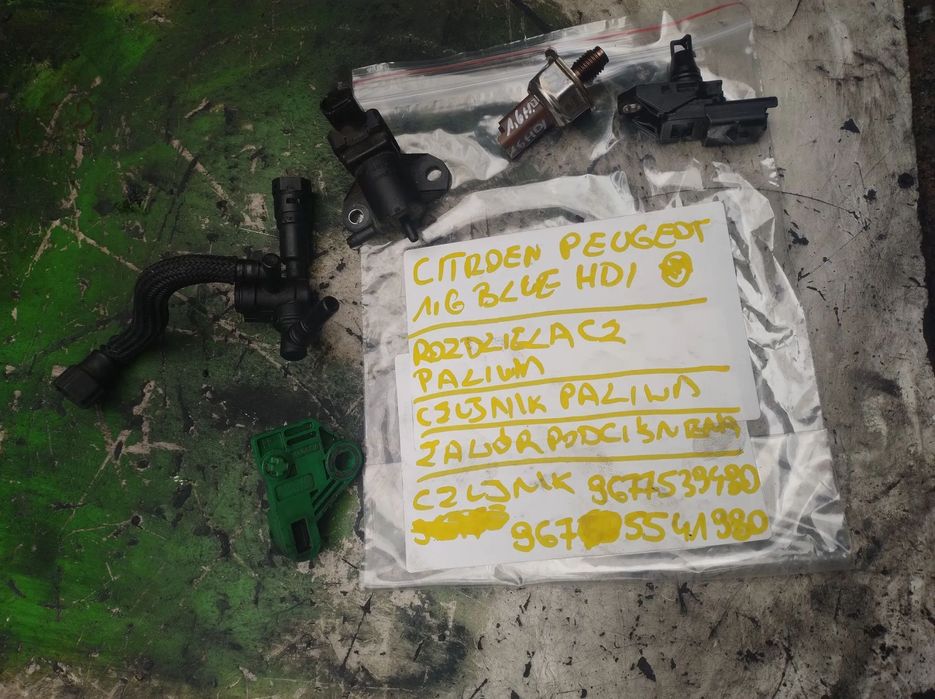 Citroen Peugeot Ford 1,6 E HDI 1,5tdci czujnik paliwa podciśnienia położenia wału rozdzielacz paliwa