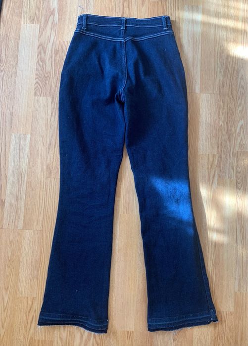 Вышитый набор топ  и синие стрейч джинси  M 200 гр