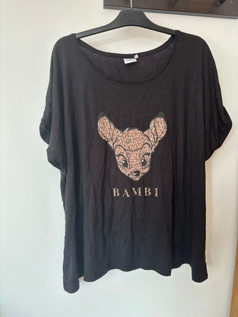 T-shirt preta  Bambi