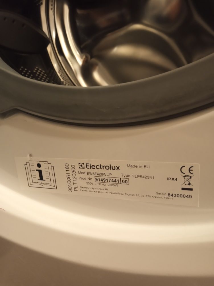 Pralka Electrolux EW6F428WUP