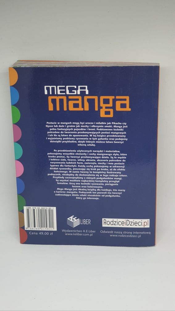 Książka Mega Manga Kompletny podręcznik rysowania mangi Keith Sparrow