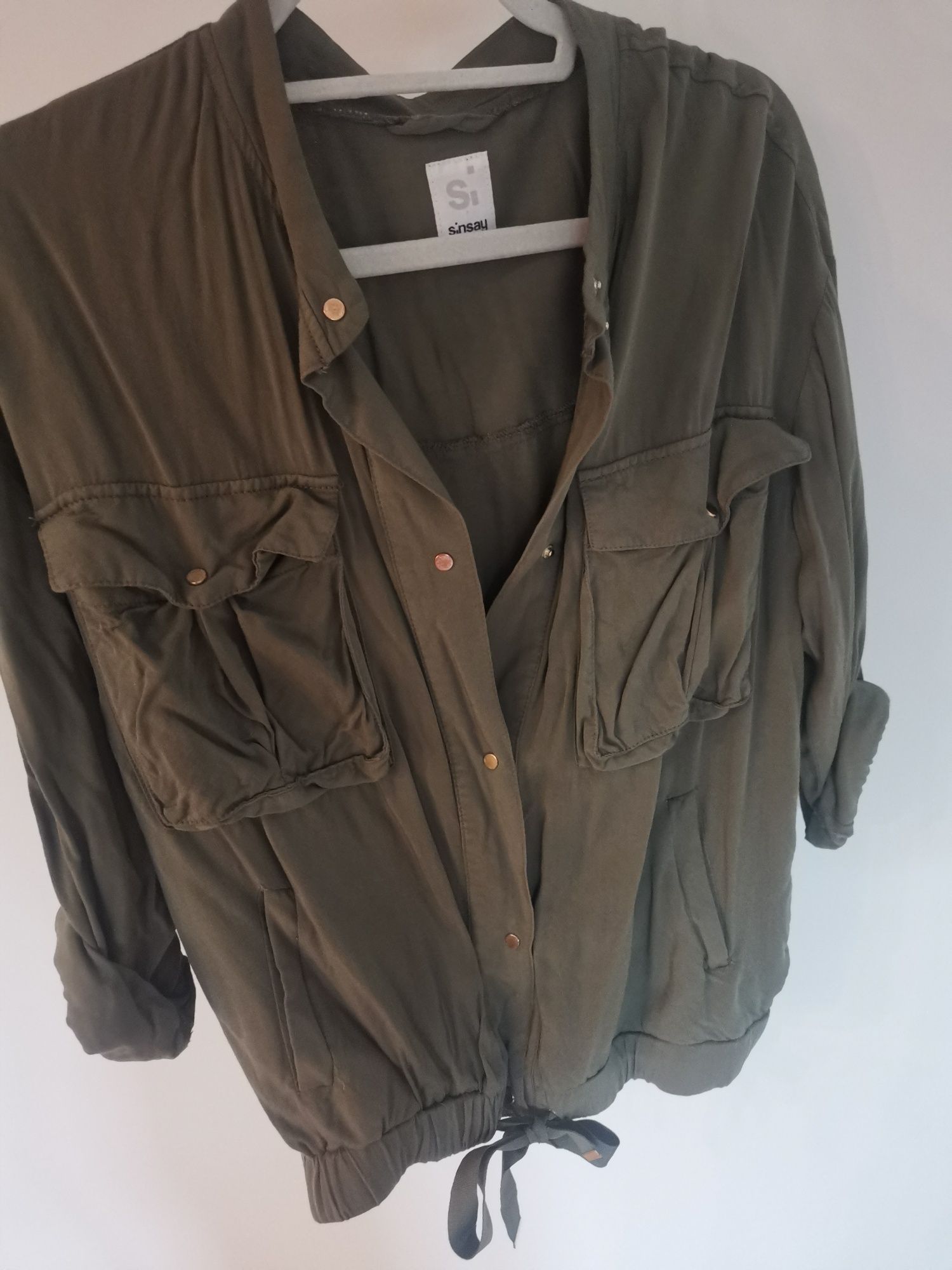 Narzutka marynarka bluza Sinsay khaki