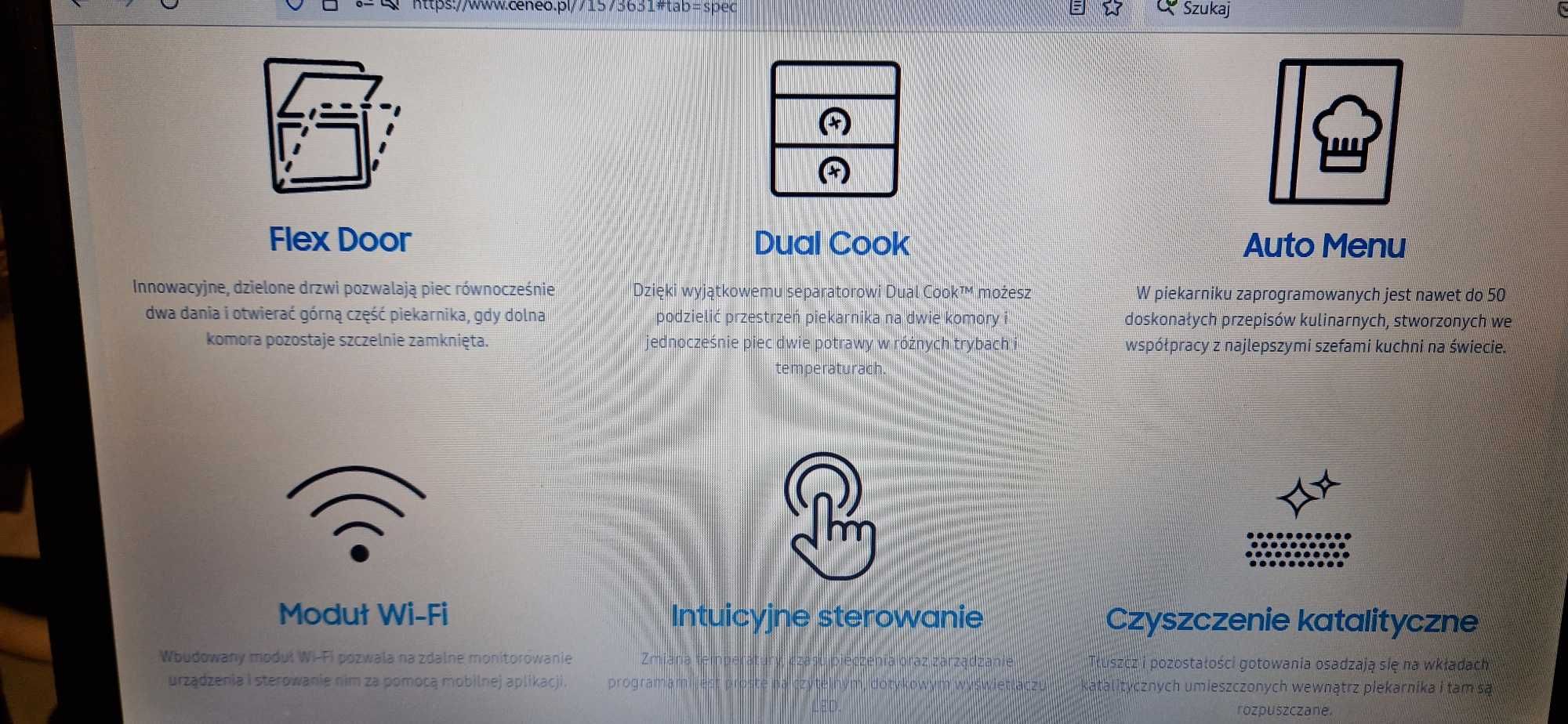 piekarnik samsung dual cook nowy nieużywany