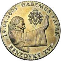 2005r. - Medal - Benedykt XVI - Habemus Papam