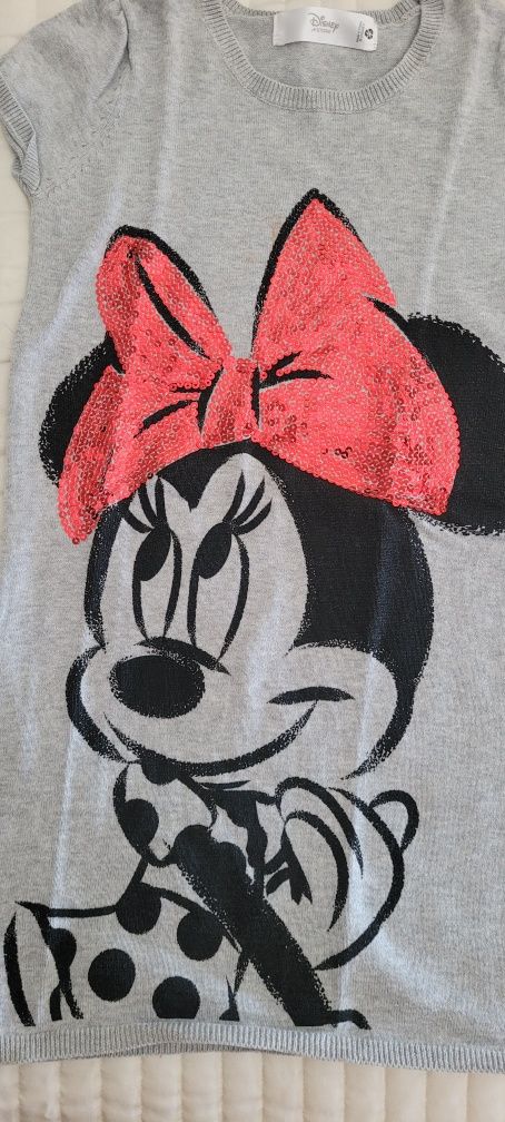 Vestido malha Disney Minnie Mouse