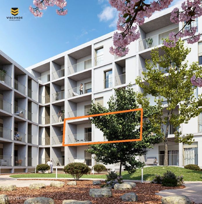 Apto. T2 em Vila Real, "Visconde Vanguard" na Rua Visconde Carnaxide