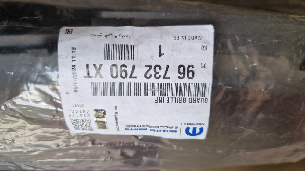 Grelha Pára Choques Frente Citroen DS5