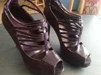 Buty szpilki damskie fioletowe deichmann catwalk rozmiar 41