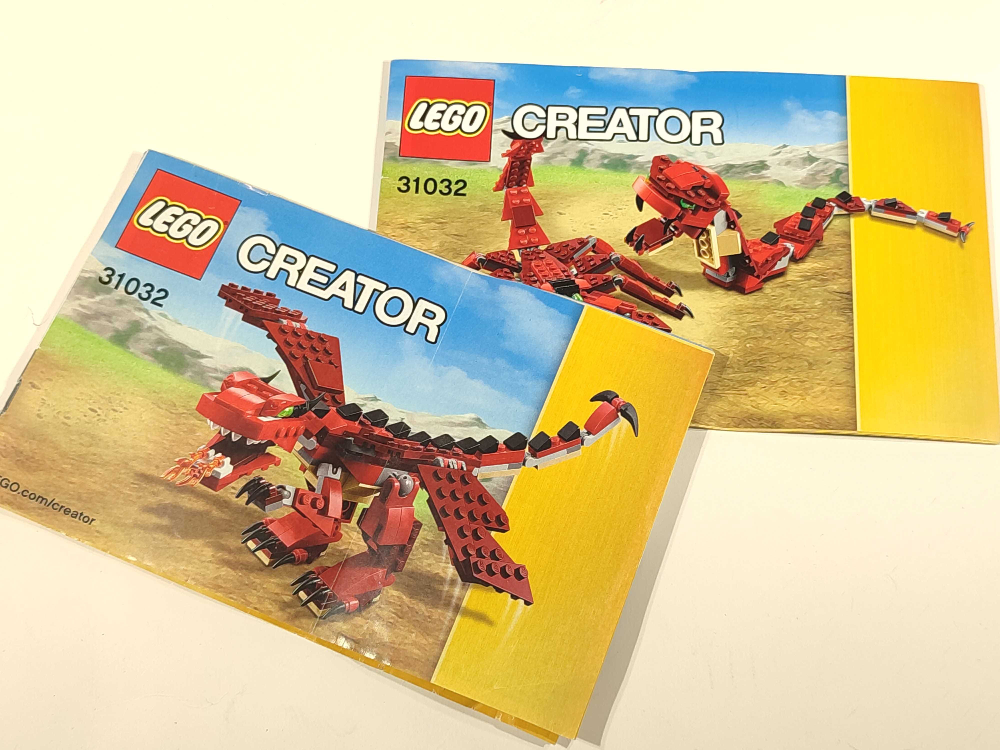 LEGO Creator 3 w 1 31032 - Czerwone potwory - Komplet 100%