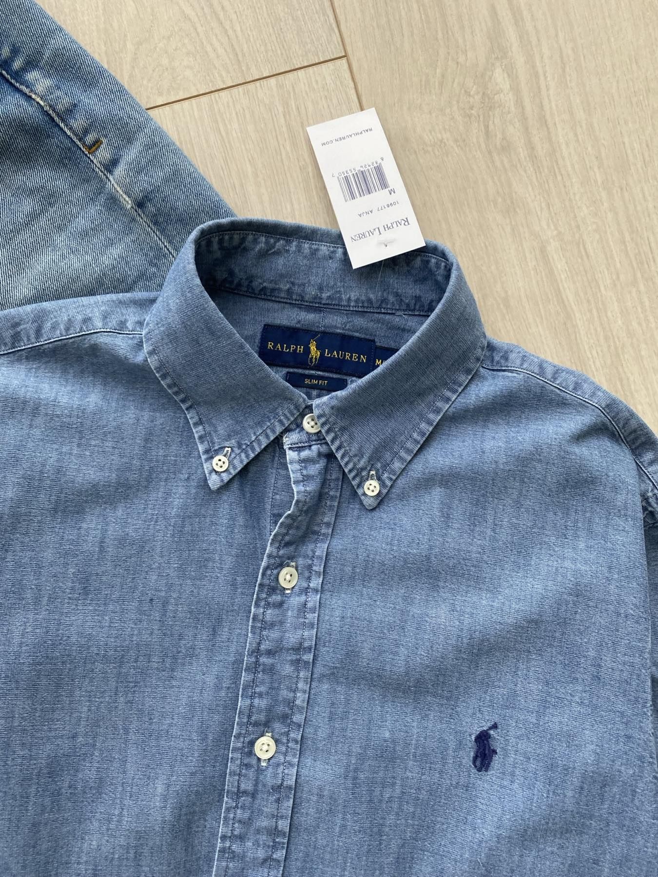 Polo Ralph Lauren чоловiча джинсова сорочка, рубашка