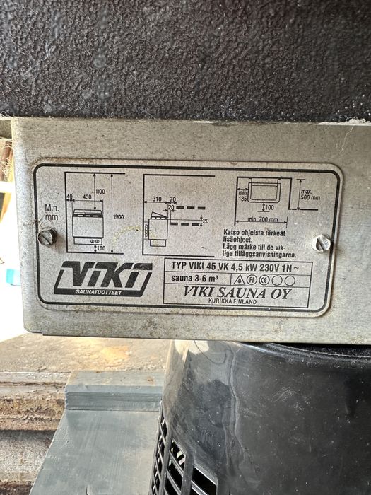 Электрокаменка сауна VIKI бу