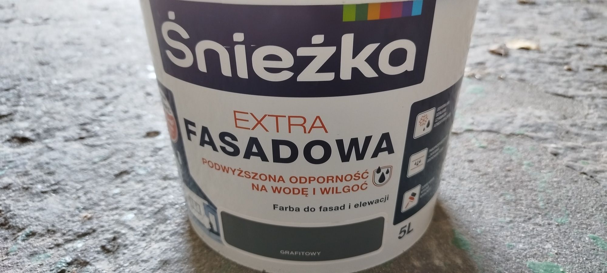 Farba fasadowa  śnieżka