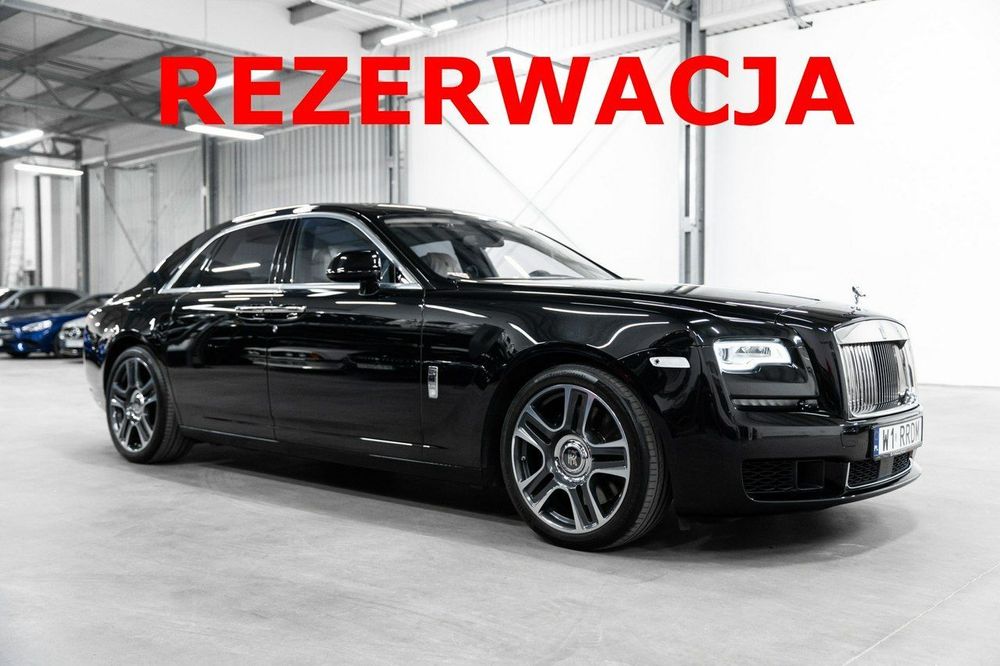 Rolls-Royce Ghost 6.6 V12 570KM. Gwiezdny sufit Starlight. Salon PL. 1 właściciel. FV23%