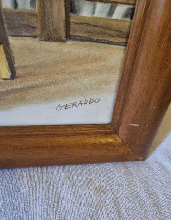 Quadro Parede Decoração encontra se com o vidro estalado