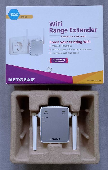 Netgear EX2700 - Wzmacniacz sygnału WiFi (802.11b/g/n LAN) repeater