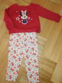 Bluzka George disney myszka miki legginsy 74 80 komplet