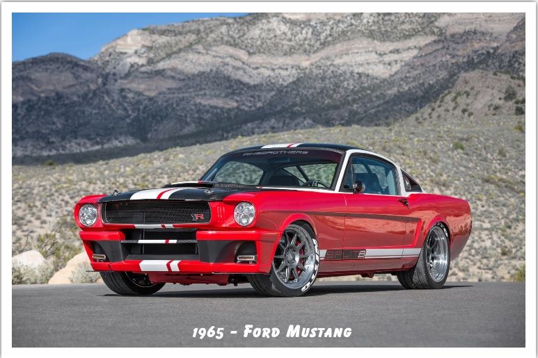 Poster Ford Mustang Papel fotográfico Premium