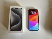 iPhone 15 Pro 128GB White titanium stan idealny bez blokad