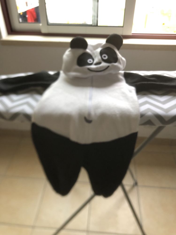 Fato de carnaval do Panda