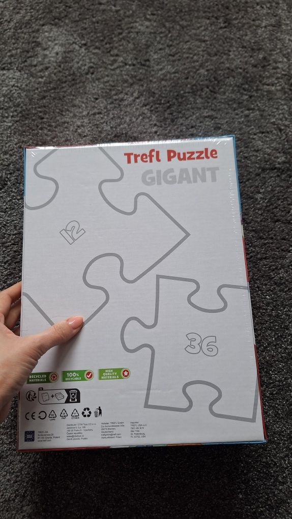 Nowe puzzle Świnka Peppa gigant