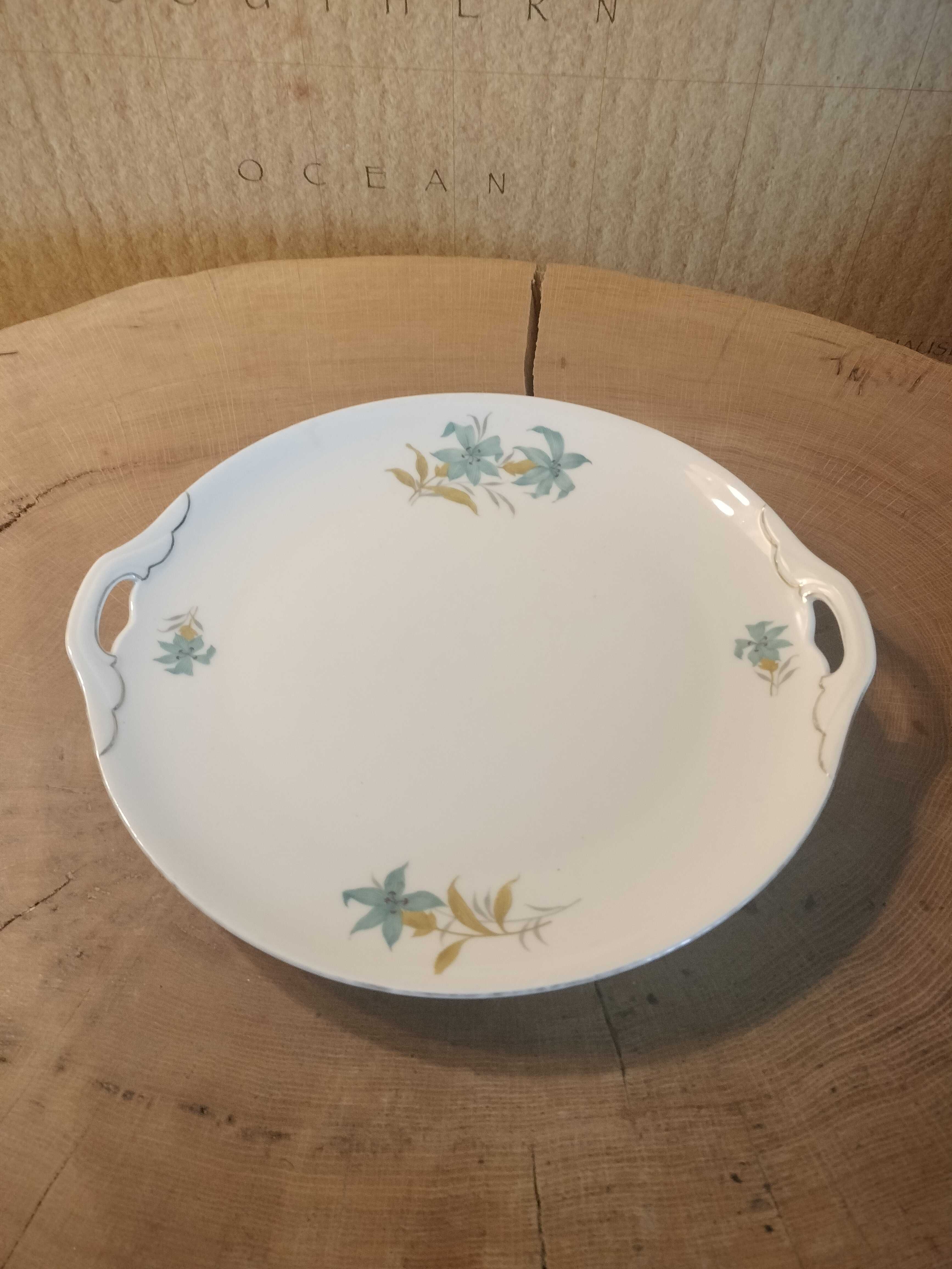 stary porcelanowy talerz/ patera sygnowana Bavaria, nr 17