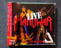 Manowar Hell On Wheels (Live) Live 2CD Japan Obi