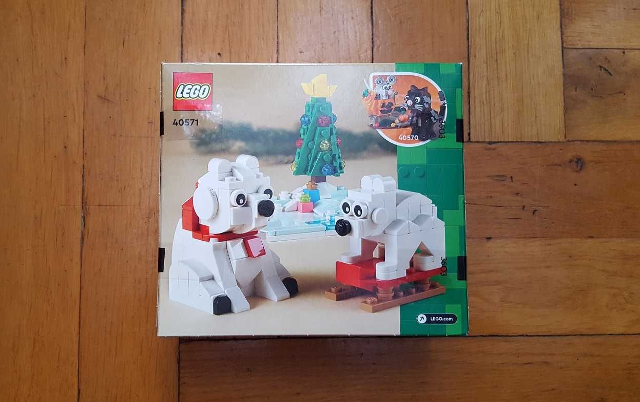 LEGO cztery zestawy okolicznościowe 40462 + 40523 + 40571 + 40497 NOWE