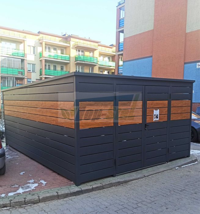 Wiata Śmietnikowa Rowerowa Schowek Narzędziowy Domek Ogrodowy Altana