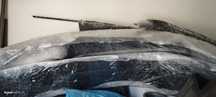 Para-choques de trás Audi A4 B6 em preto, ORIGINAL