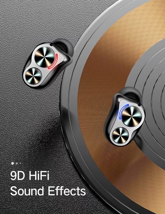 Headphones double speackers/strong bass