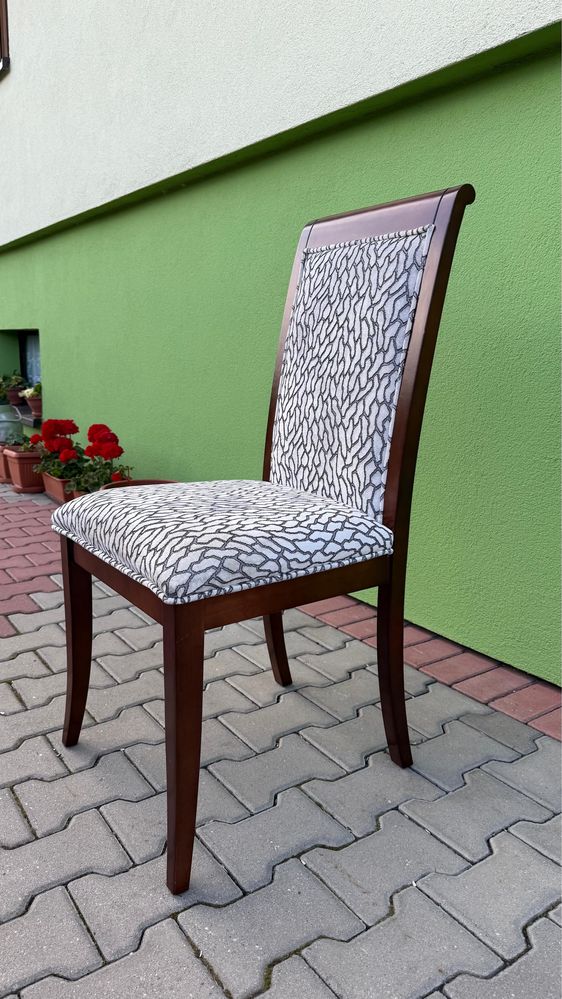 Krzesła Kler drewniane tapicerowane 6szt