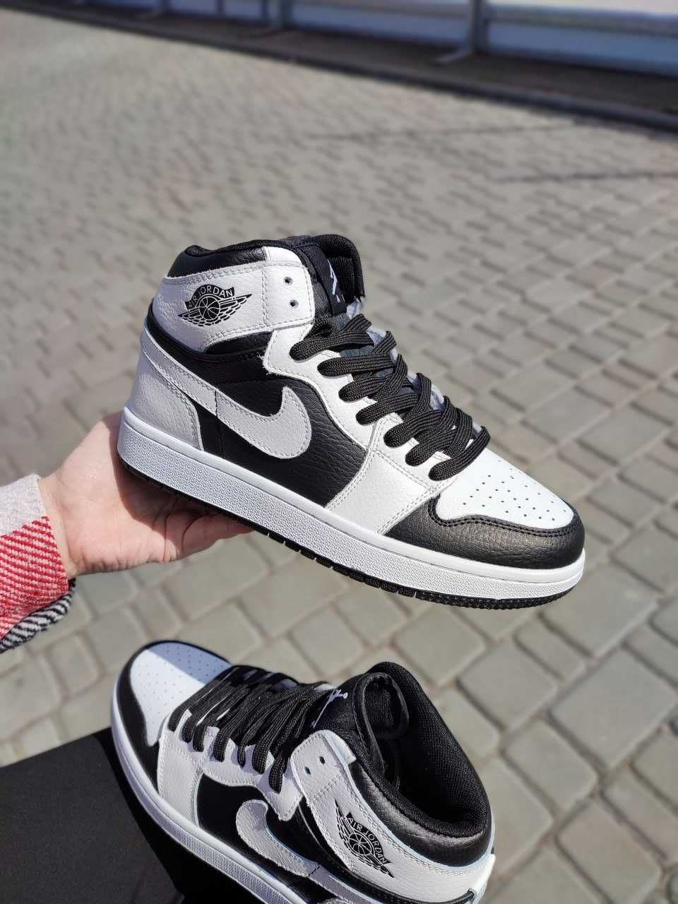 Buty wysokie Nike Air Jordan 1 Retro Mid Tuxedo 36-45r