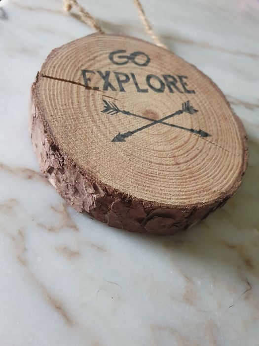 Peça decorativa madeira