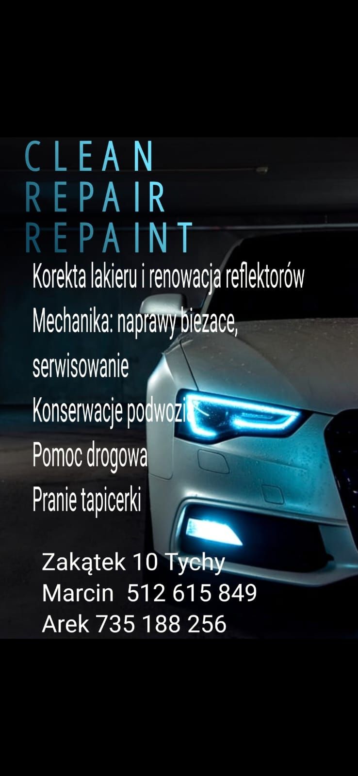 Korekta lakieru, Mechanika pojazdowa