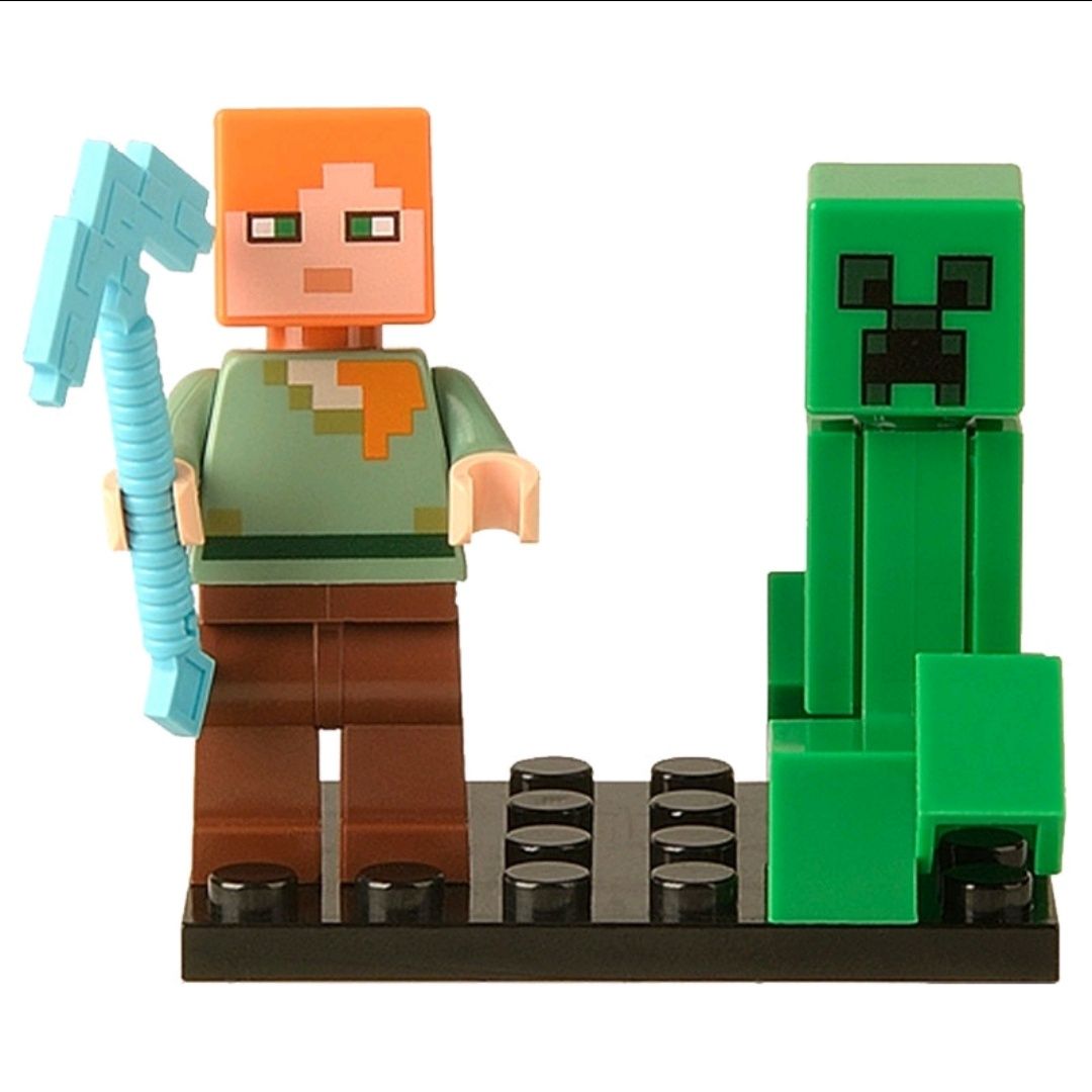 2x figurki Minecraft