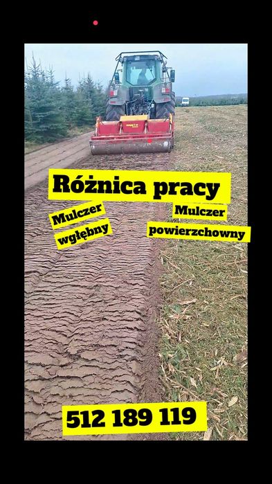 Czyszczenie działek mulczer leśny mulczer wgłębny mulczowanie