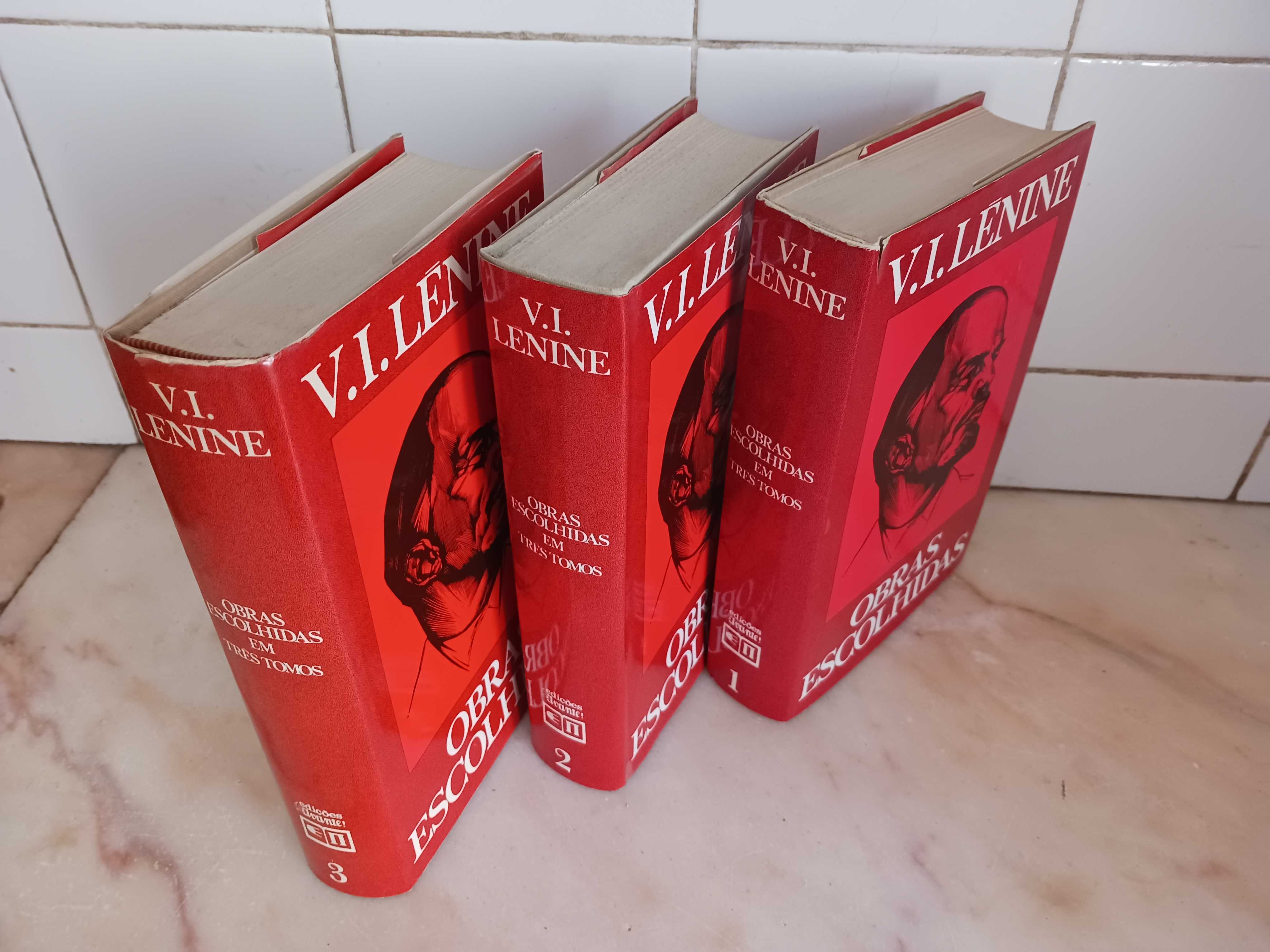 V. I. Lenine Obras escolhidas - 3 volumes