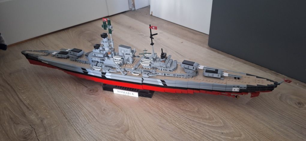 Battleship bismarck z klocków cobi