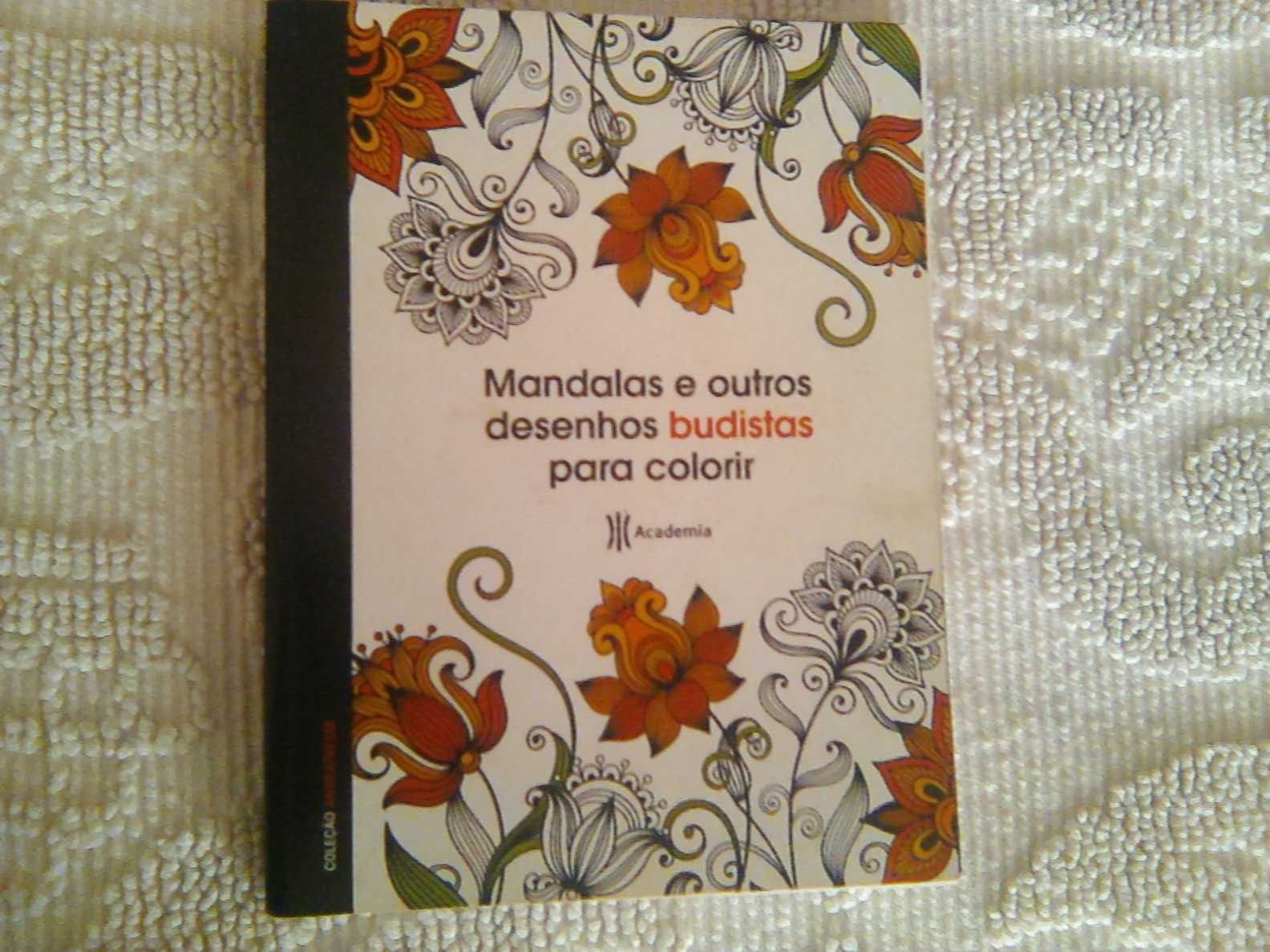 Livros Mindfulness, Arte-terapia "Mandalas e outros desenhos" 110 págs