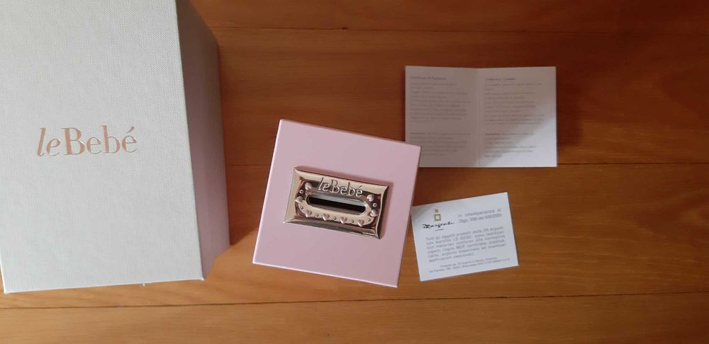 mealheiro em bi-laminado prata