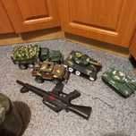 Игрушечная военная техника милитари (танки, машинки, автомат и др)