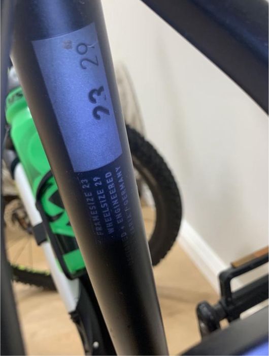 Велосипед CUBE Rock Shox Hardtail (XXL/29") на SRAM