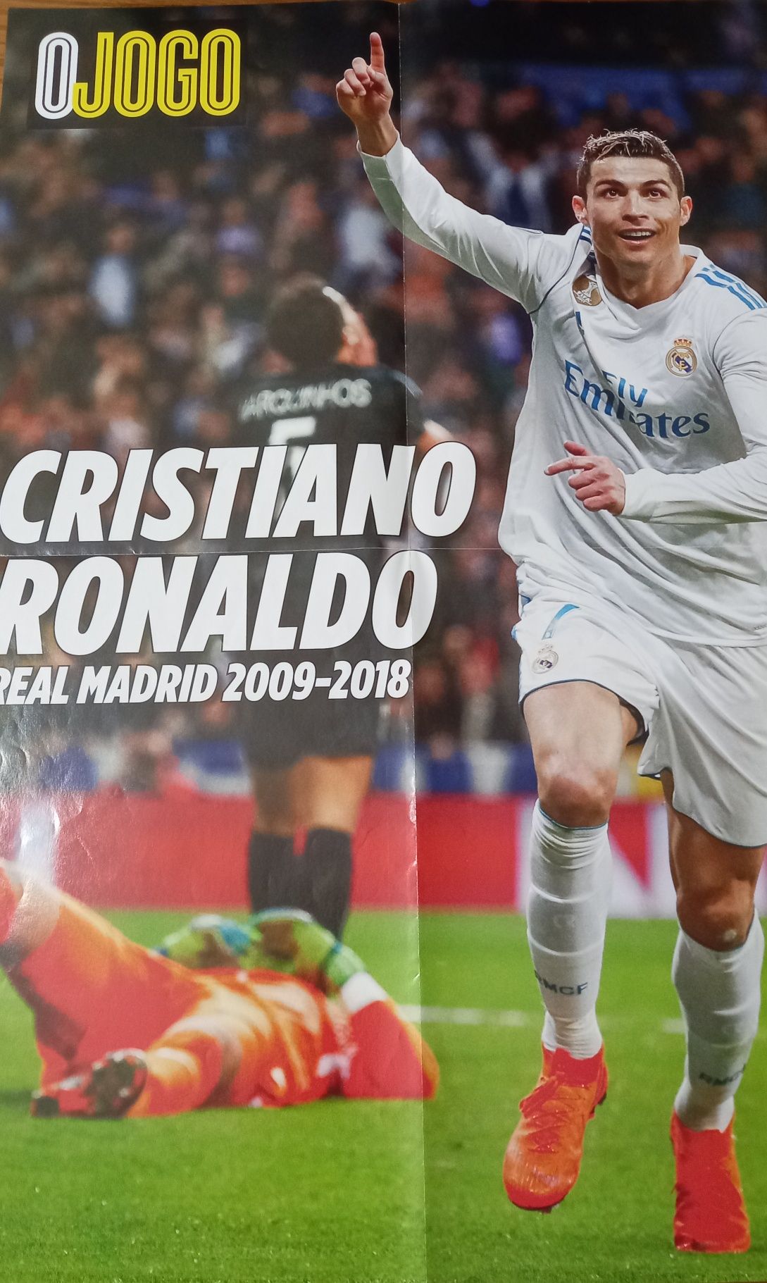 poster Ronaldo a Máquina no Real Madrid 2018