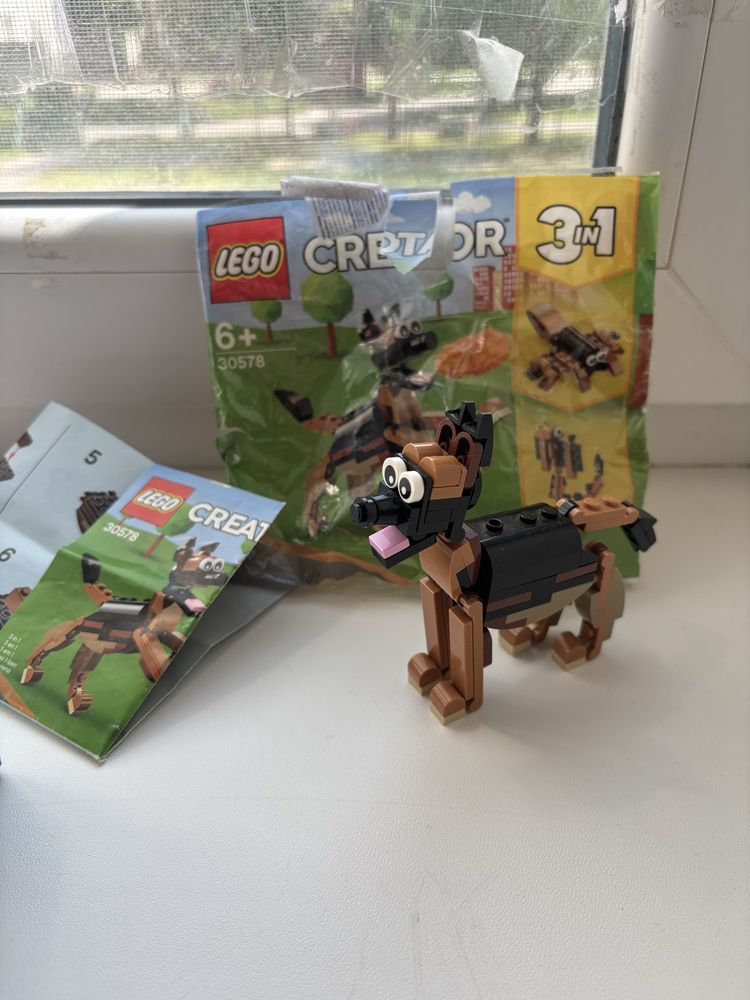 Лего креатор 3 в 1 собака lego creator