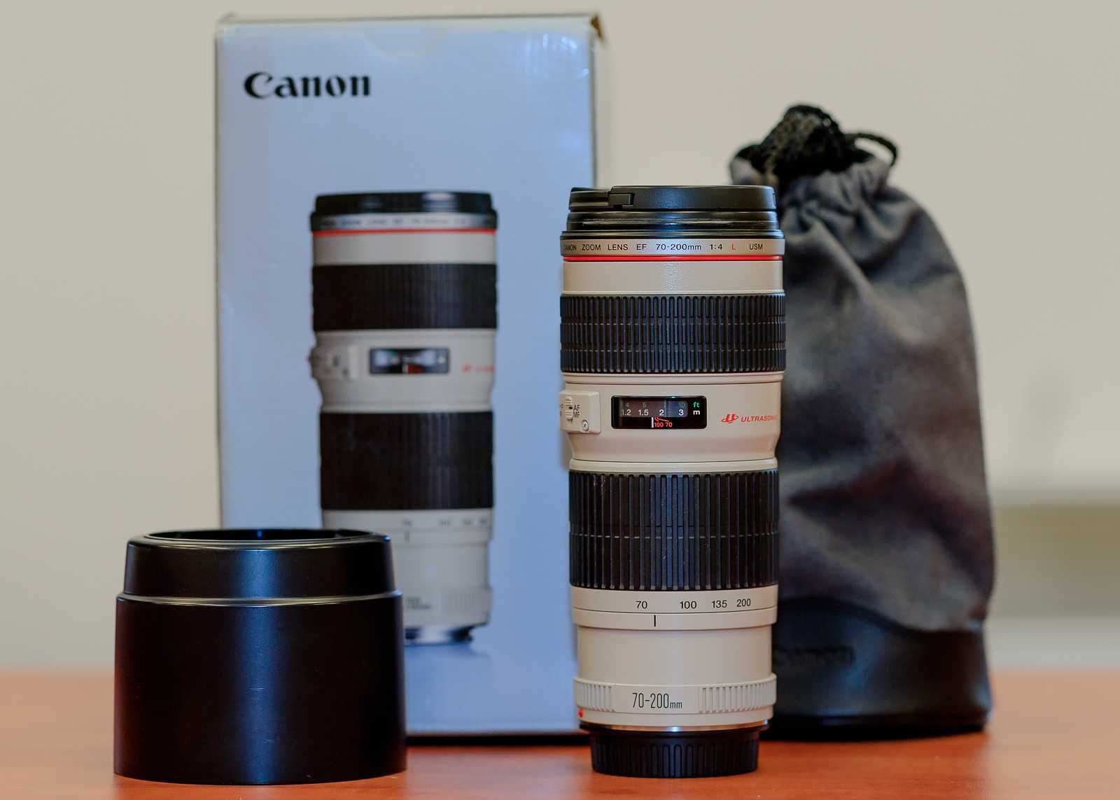 Obiektyw Canon EF 70-200 f4 bez stabilizacji - ideał