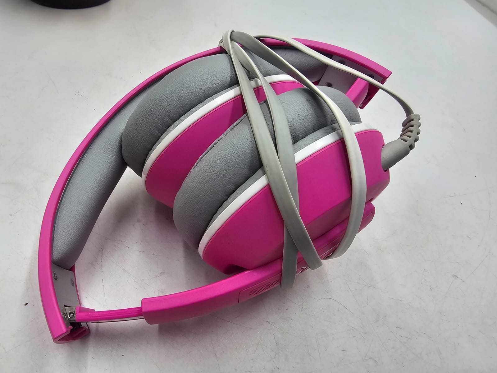 Magnat LZR 580S słuchawki przewodowe różowe