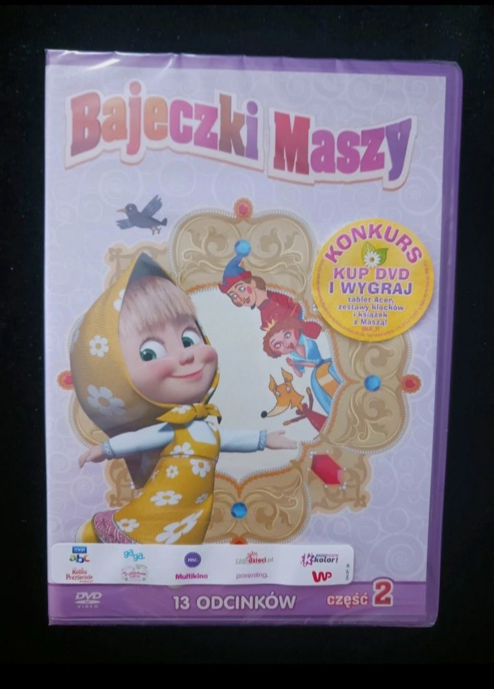 Bajki DVD Masza i niedźwiedź / nowe